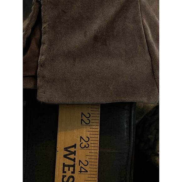 NORMAN AMBROSE Vintage Velvet Jacket •S•Brown Jeweled Blazer Brown Peplum Fitted - Picture 14 of 14